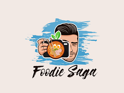Foodie Saga branding business creative design food graphic graphicdesign illustration illustrator logo logodesign traveling vector