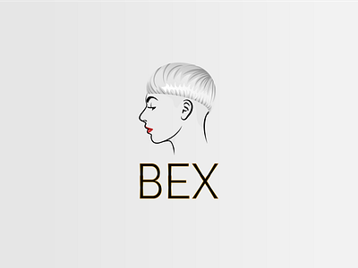 Bex Blonde branding business creative design graphic graphicdesign hair hair salon hairstyle illustration illustrator logo logodesign vector