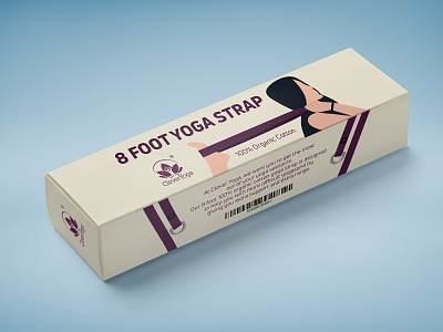 Yoga Strap Packaging branding business clean design graphic illustration illustrator packaging packaging design packagingpro simple yoga yoga pose