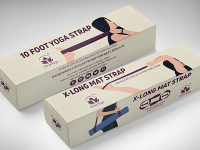 Pakcages branding branding design business creative design graphic illustrator packagedesign packaging yoga yogamat