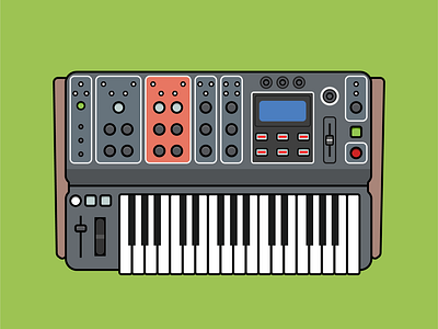 1as_30_v1-03 design digitalillustration groovebox illustration mpc synth vector