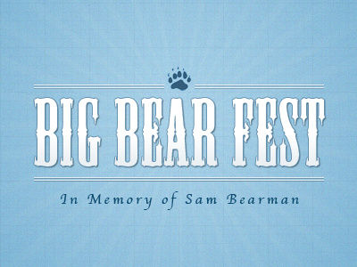 Big Bear Fest Logo Concept