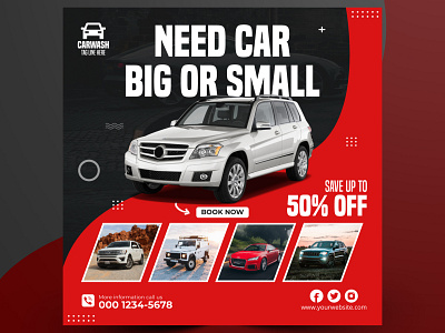 Car Sale Social Media Post a4 brochure a4 flyer brochure brochure design business car design media post sale sell social