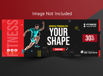 Fitness Social Media Post a4 brochure a4 flyer brochure brochure design business design fitness illustration media post social