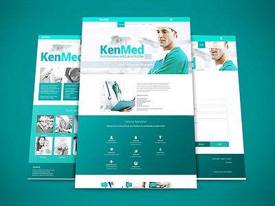 KenMed website doctor html medicine web web design website website design