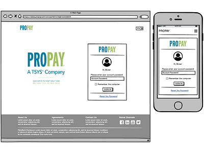 ProPay Enterprise-ready Wireframe Design enterprise app enterprise software enterprise ux prototype user experience design user experience prototype user experience ux ux designer ux process wireframe wireframe design