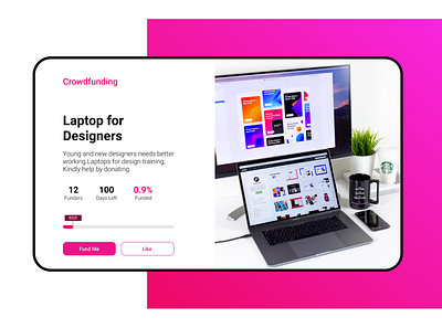 crowdfunding challenge crowdfunding crowdfunding campaign dailyui design figma figma design lagos nice nigeria ui ui ux design ux