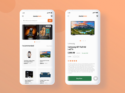 E-commerce App Design