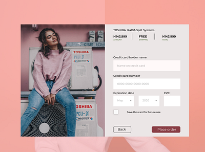 Desktop 2 card credit card checkout dailyui design ui ux