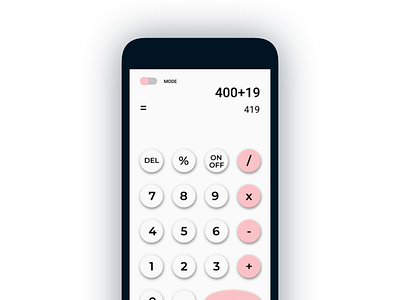 calculator ui design calculator dailyui design lagos light mode nice nigeria ui ui ux design ux