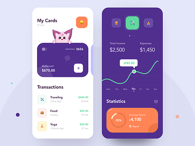 Banking App app bank card banking banking app clean finance app illustrations minimal mobile money payment app pokemon transactions