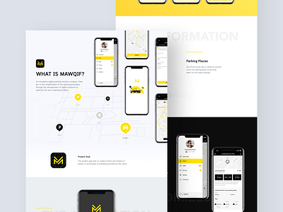 Parking Case Study afterglow animation app branding clean illustration minimal mobile parking parking app taxi taxi app ui