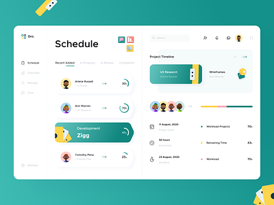 Work Organization Platform afterglow app charts clean daily dashboard design digital graph illustration interface manage minimal mobile organizer schedule scheduler teamwork ui ux