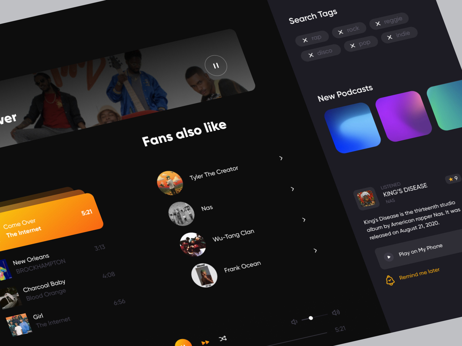 Music Dashboard by Afterglow on Dribbble