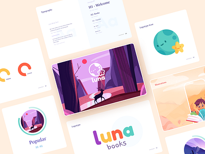 Luna Books Branding