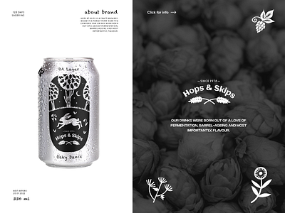 Hops Skips Beer beer branding beer label brand identity branding illustration logo logo design