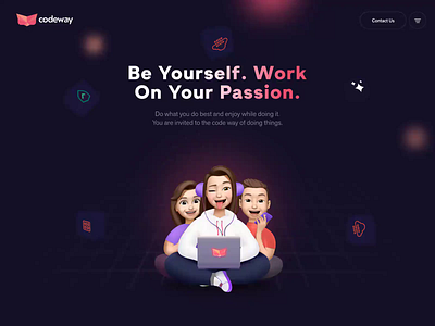 Website for Codeway.co app branding clean codeway design game design games games design games studio illustrations landing page mobile app rebranding studio ui website