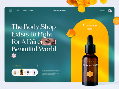 E-Commerce Body Oil body oil e commerce minimal oil product design shop