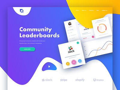 Frastek - homepage colors hiwow landing ui ux waves website