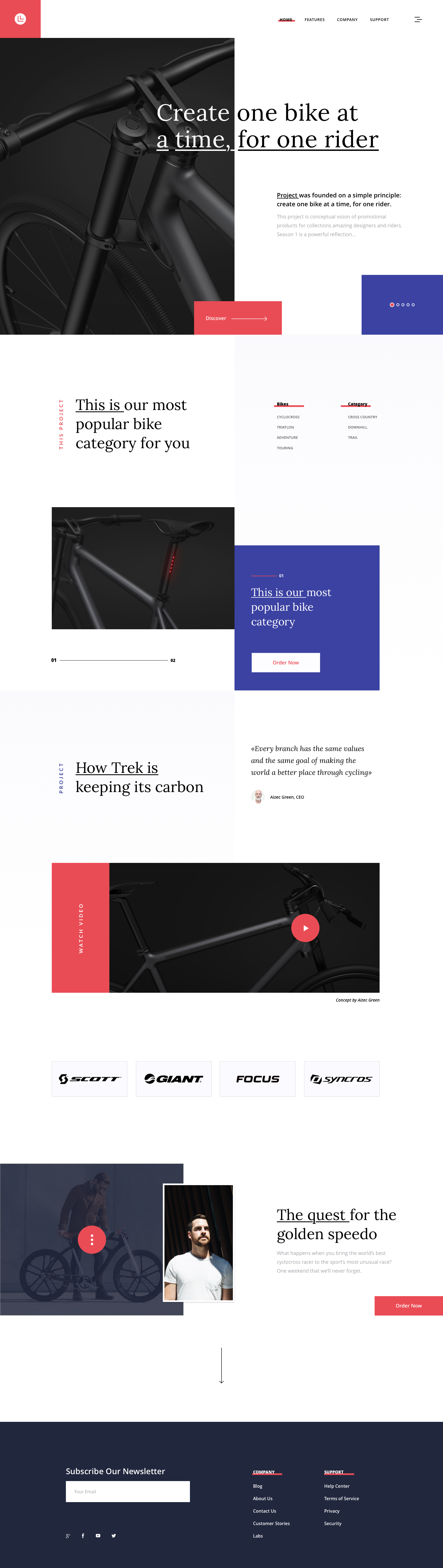 Bitreck - Landing page by Afterglow on Dribbble