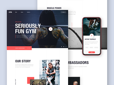 Gym - Landing page