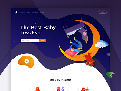 Toys Landing page