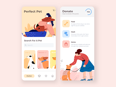 Mobile App - Pet Shelter