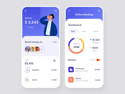 Online Banking Designs Themes Templates And Downloadable Graphic Elements On Dribbble