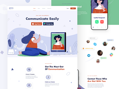 Communicate - Landing Page