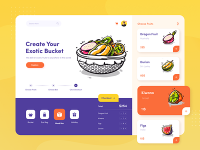 Exotic Fruits Dashboard