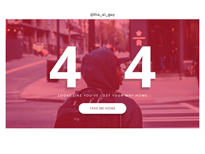 404 UI page Design