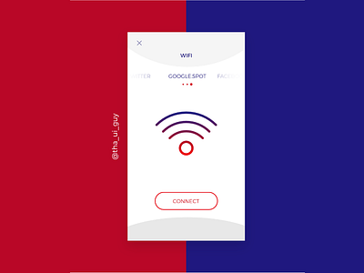 Connection UI app branding concept connection design dribbble wifi