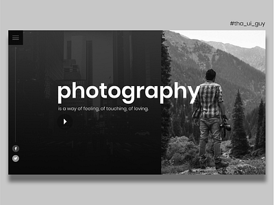 Portfolio Homepage bootstrap clean layout minimal portfolio profile simple template typography web design webdesign website