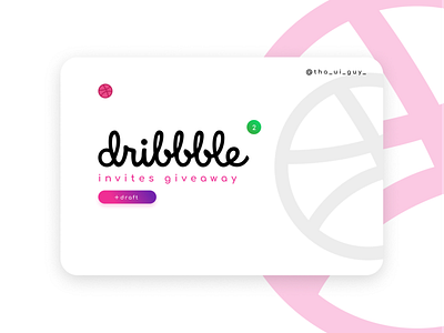 Dribbble Invite