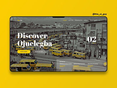 Oj.City Landing Page design landing landing page product typography ui ui design uidesign web design web ui