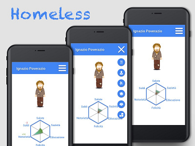 Homeless app clochard design game homeless material sketch uidesign uxdesign