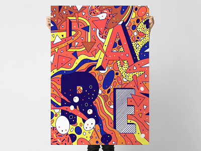 Dare art design illustration illustrator poster posterart typography