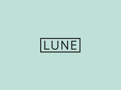 Lune brand branding design identity logo logomark typography