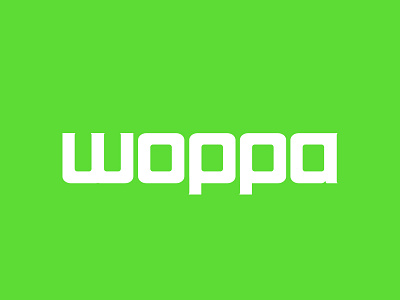 Woppa brand branding design identity logo logomark typography