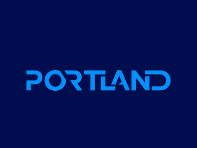 Portland brand branding design identity logo logomark typography