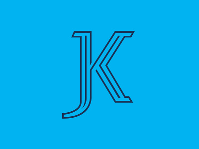 JK brand branding design identity logo logomark typography