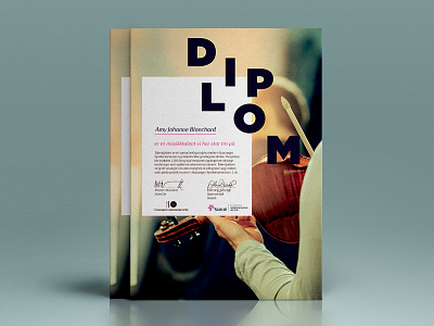 Diploma design diplom graphic design layout print typography