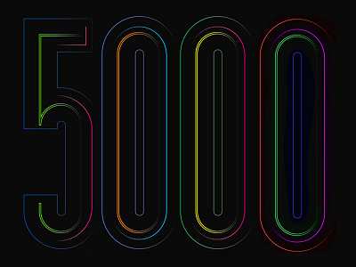 5000 5000 colors design graphic design illustration type typography