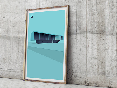 Architect Poster 03 architechture design graphic art illustration illustrator minimalist poster vector vector art