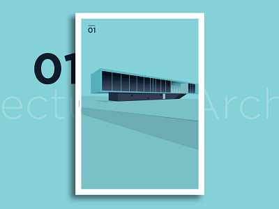 Architecture 01 architechture design illustration illustrator poster a day poster art poster collection vector