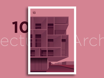 Architecture 10 graphic design graphic art illustration illustrator poster poster art poster collection vector