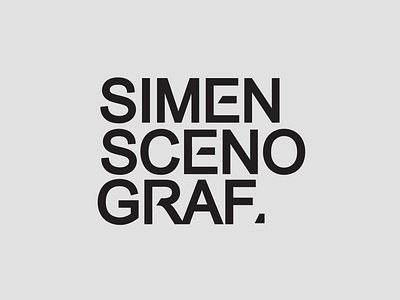 Logo Simen Scenographer