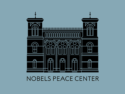 Nobels Peace Center brand branding design graphic design icon identity illustration illustrator logo logomark symbol icon typography vector
