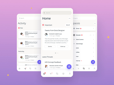 Threads desktop ios app minimal product design ui ux