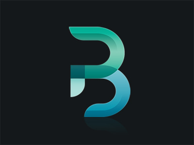 PB Mark 3d brand branding design identity illustration logo mark